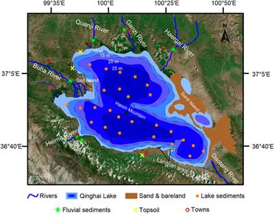 Spatial Patterns of Organic and Inorganic Carbon in Lake Qinghai Surficial Sediments and Carbon Burial Estimation